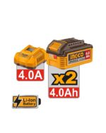 Κρουστικό Δραπανοκατσάβιδο Compact Μπαταρίας 20V Li-Ion 96Nm Με Jacobs Τσοκ CIDLI209686E Ingco - Image 2