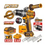 Κρουστικό Δραπανοκατσάβιδο Compact Μπαταρίας 20V Li-Ion 96Nm Με Jacobs Τσοκ CIDLI209686E Ingco