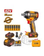 Μπουλονόκλειδο Κρουστικό Μπαταρίας 42V Li-Ion 600-750Nm CIWLI42602E Ingco